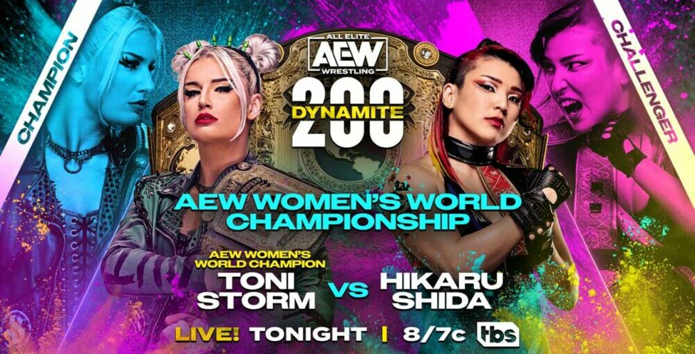 Aew Dynamite 200 Aew Women's World Champship Match Banner