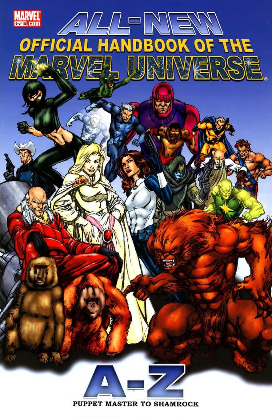 ALL NEW OFFICIAL HANDBOOK OF THE MARVEL UNIVERSE A TO Z 2006