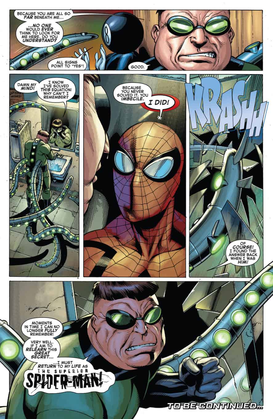 Amazing Spider-Man #31 spoilers 14 Superior Spider-Man & Doctor Octopus