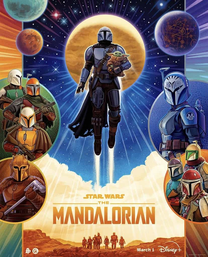 Star Wars The Mandalorian Season 3 Poster Art