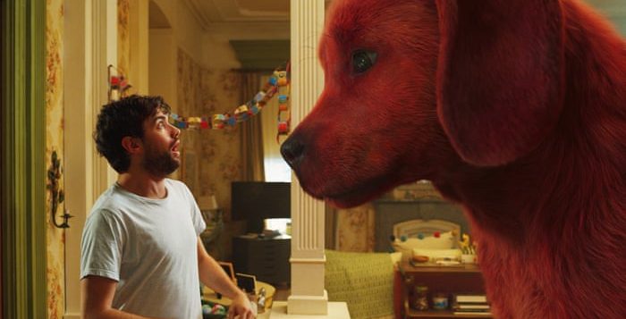 Clifford The Big Red Dog Movie Banner E1643772387141