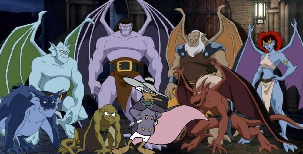 Disney Darkwing Duck Gargoyles Banner