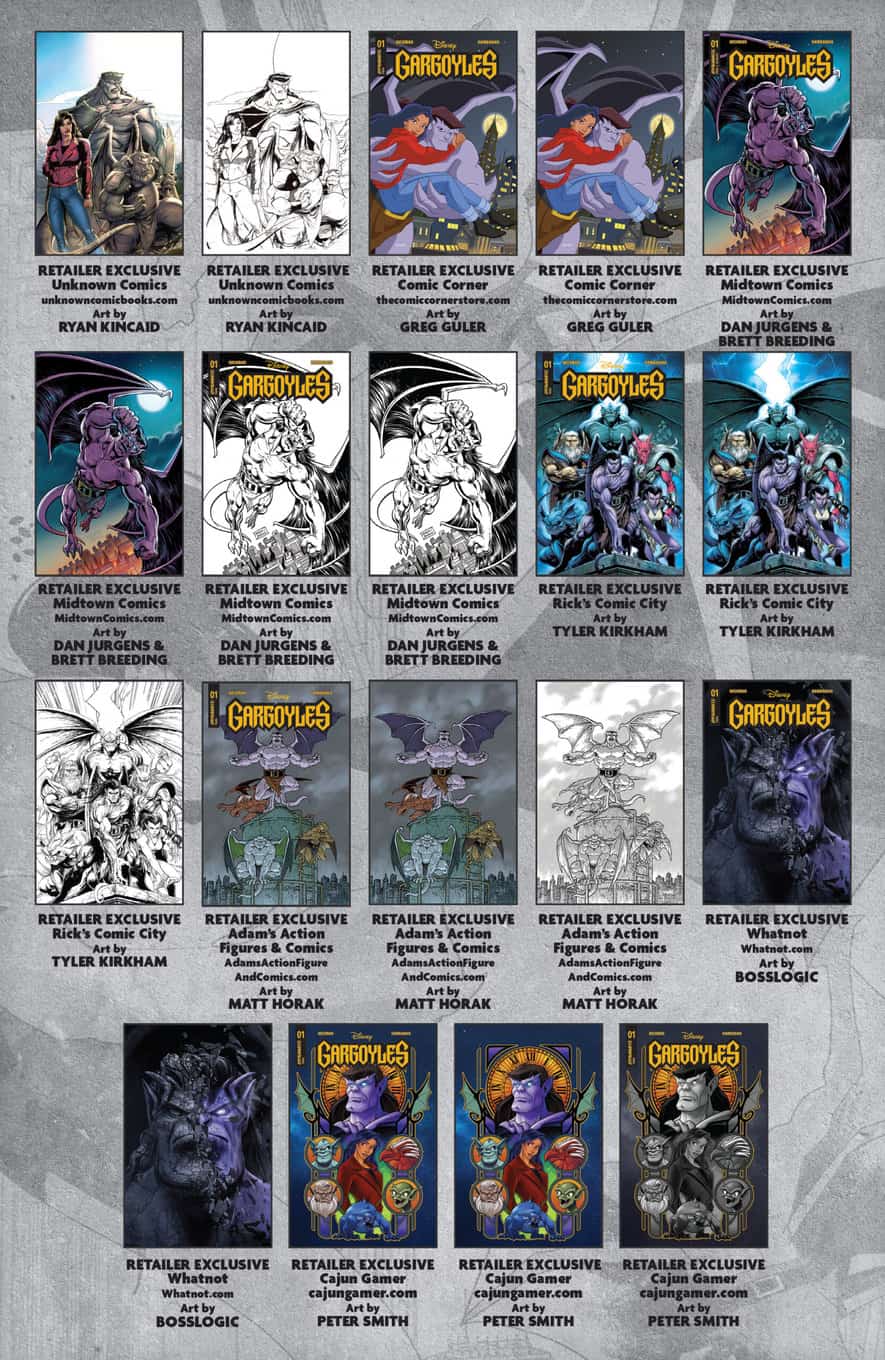 Gargoyles #1 spoilers 0-10