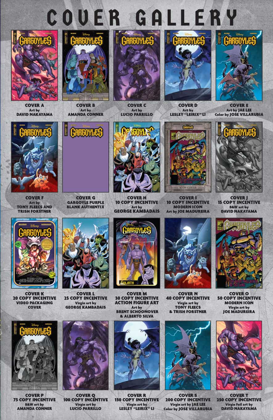 Gargoyles #1 spoilers 0-7