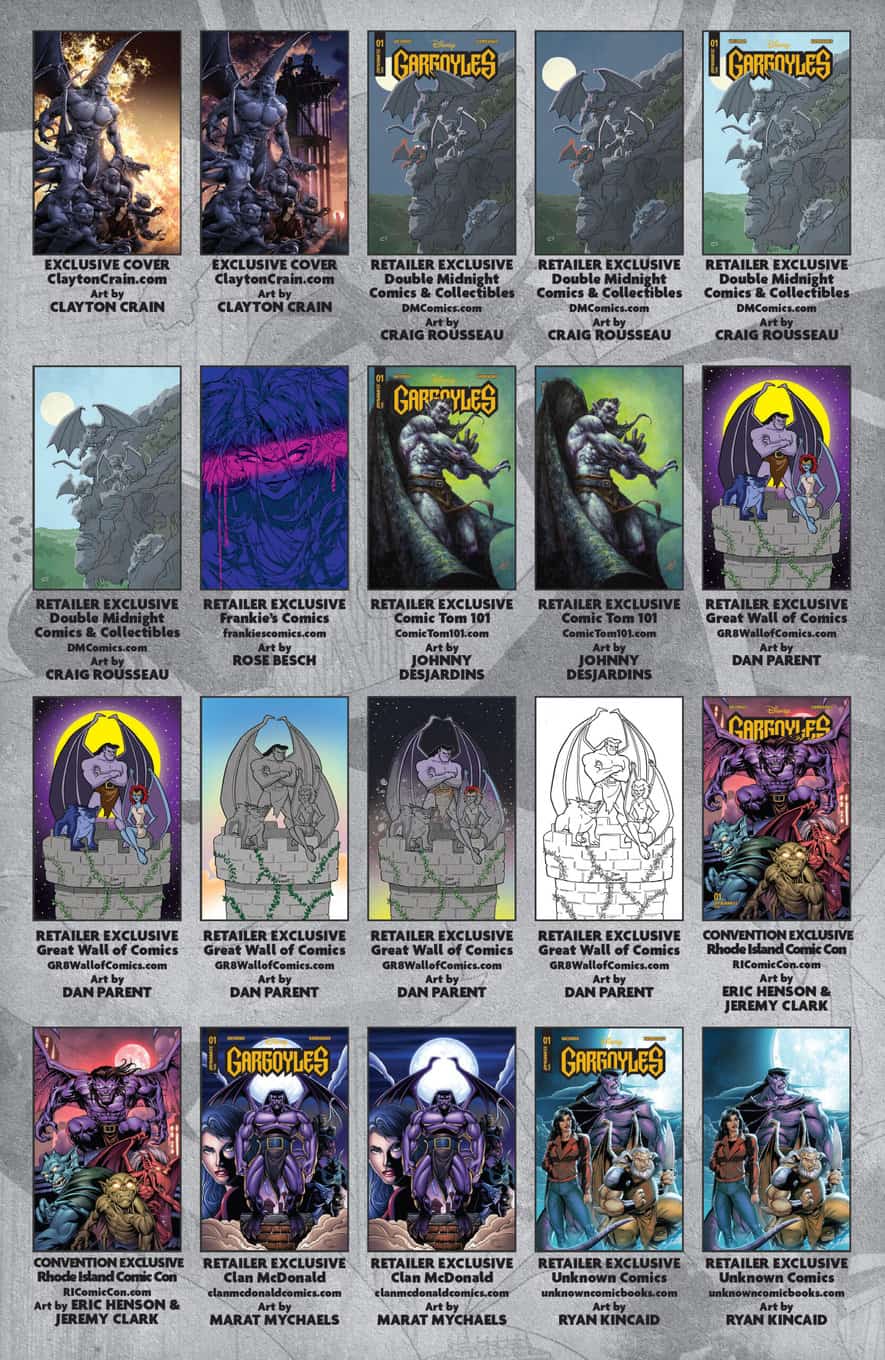 Gargoyles #1 spoilers 0-9