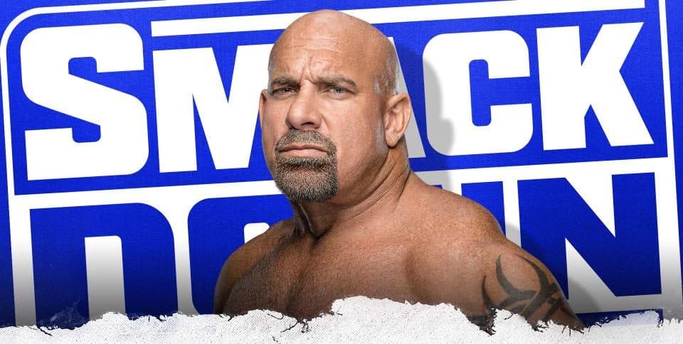 Goldberg Smackdown Logo Banner Wwe E1644604591736