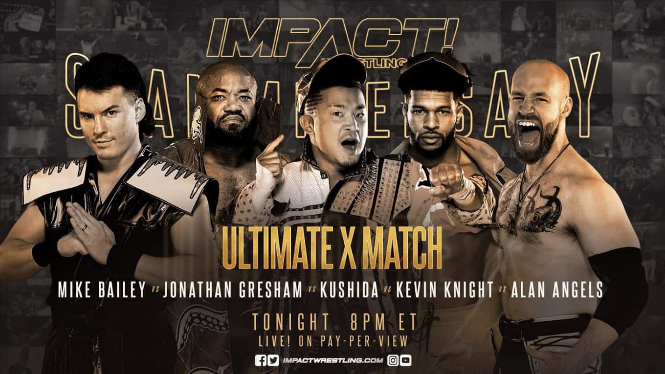 Impact Wrestling Slammiversary 2023 Ultimate X match with Jake Something MIA