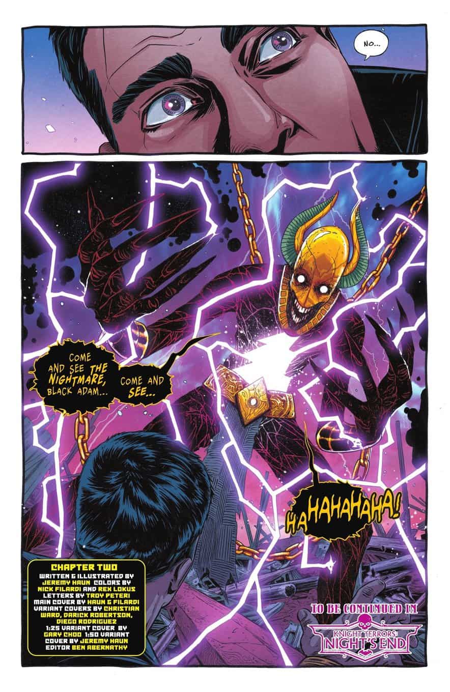 Knight Terrors Black Adam #2 spoilers 16