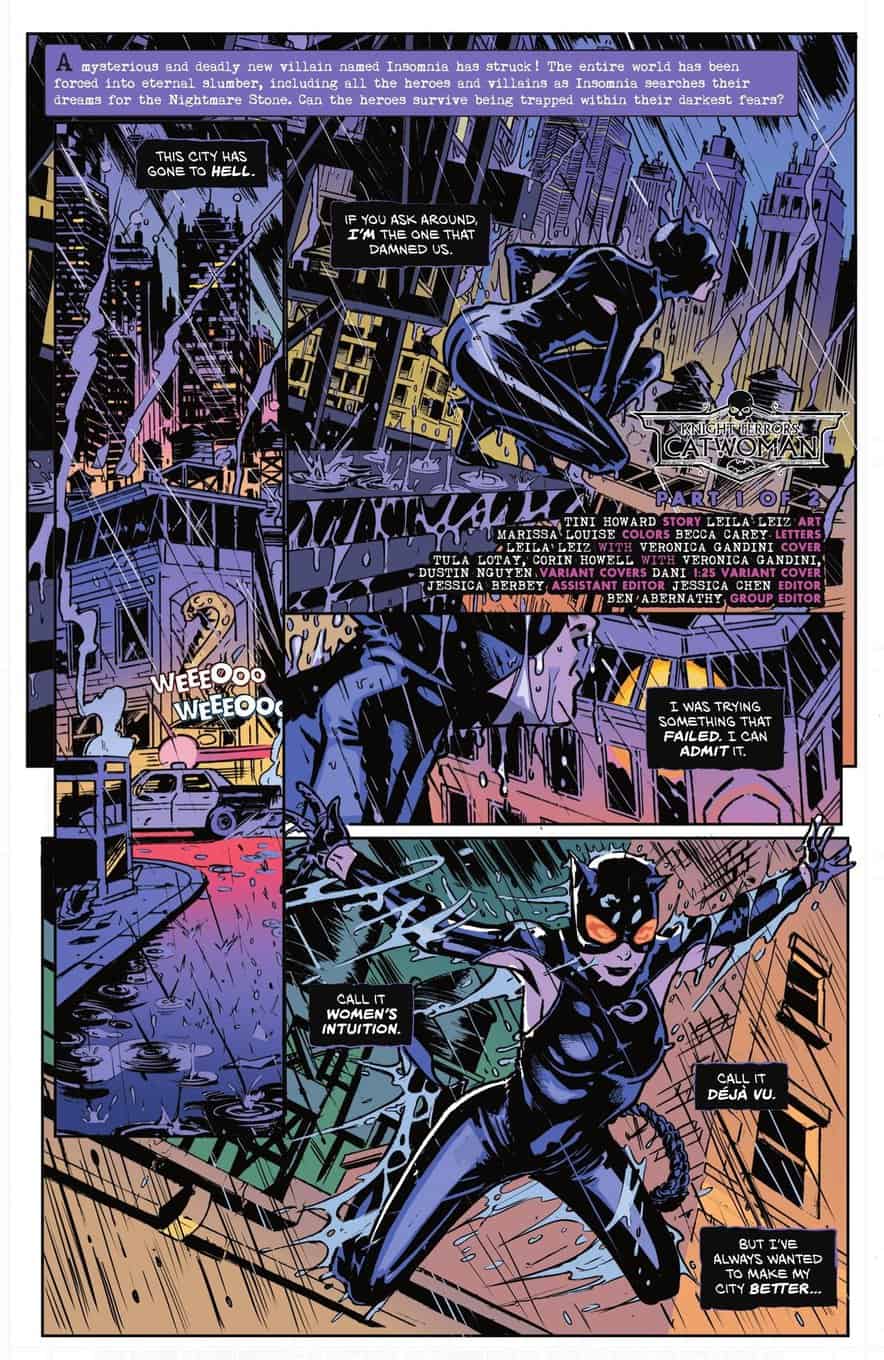 Knight Terrors Catwoman #1 spoilers 1