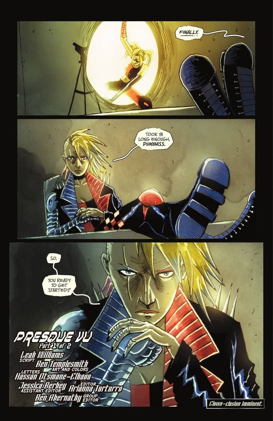 Knight Terrors Harley Quinn #1 spoilers 13