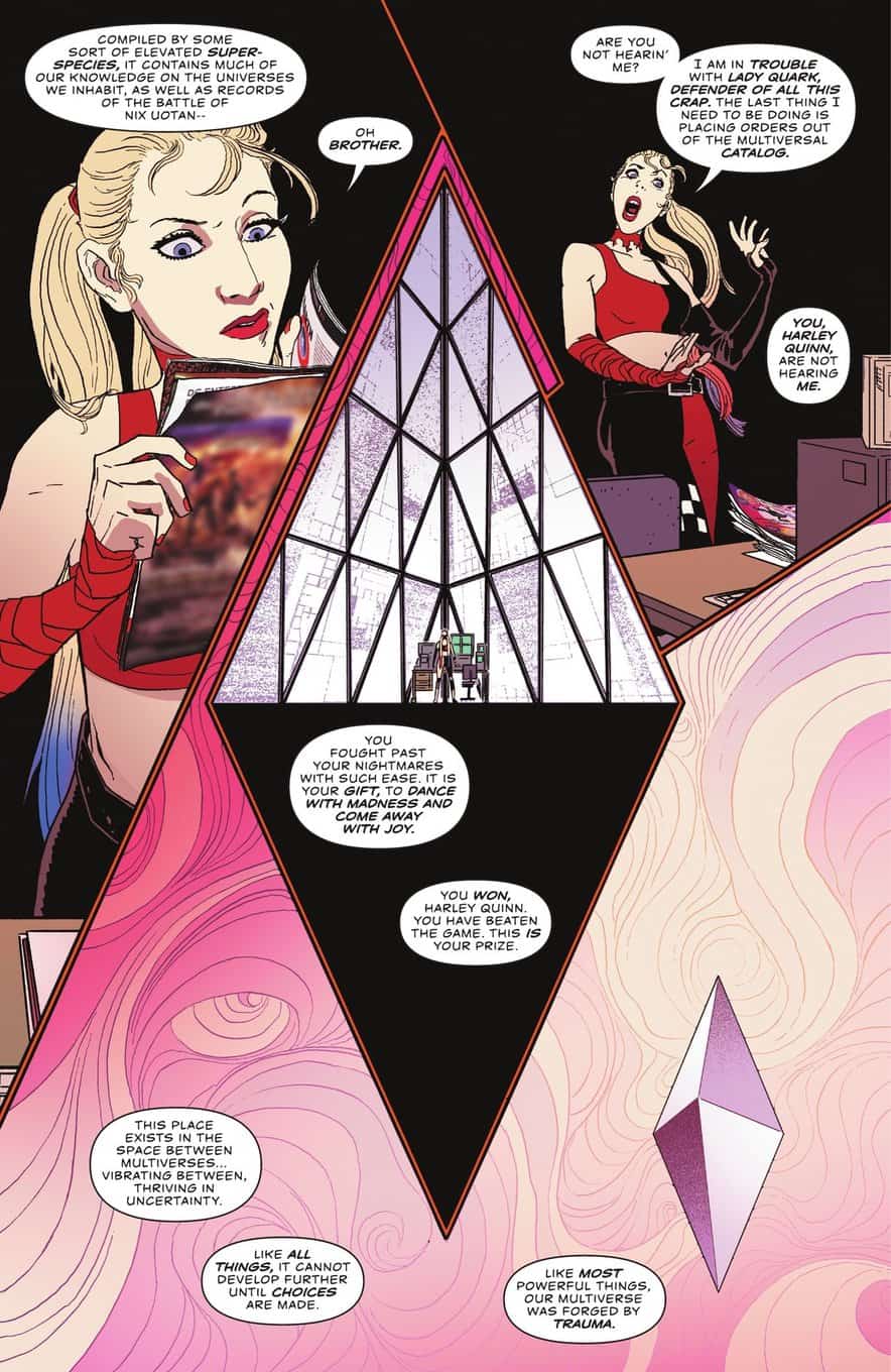 Knight Terrors Harley Quinn #1 spoilers 2 Multiversity