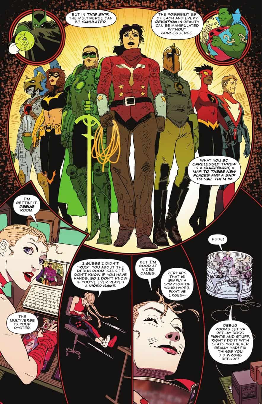 Knight Terrors Harley Quinn #1 spoilers 3 Multiversity