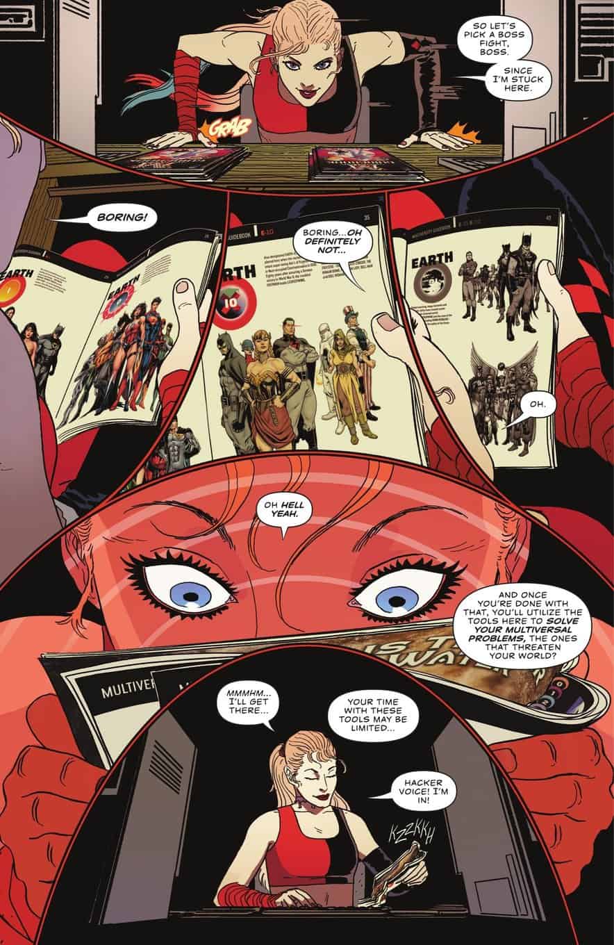 Knight Terrors Harley Quinn #1 spoilers 4 Multiversity