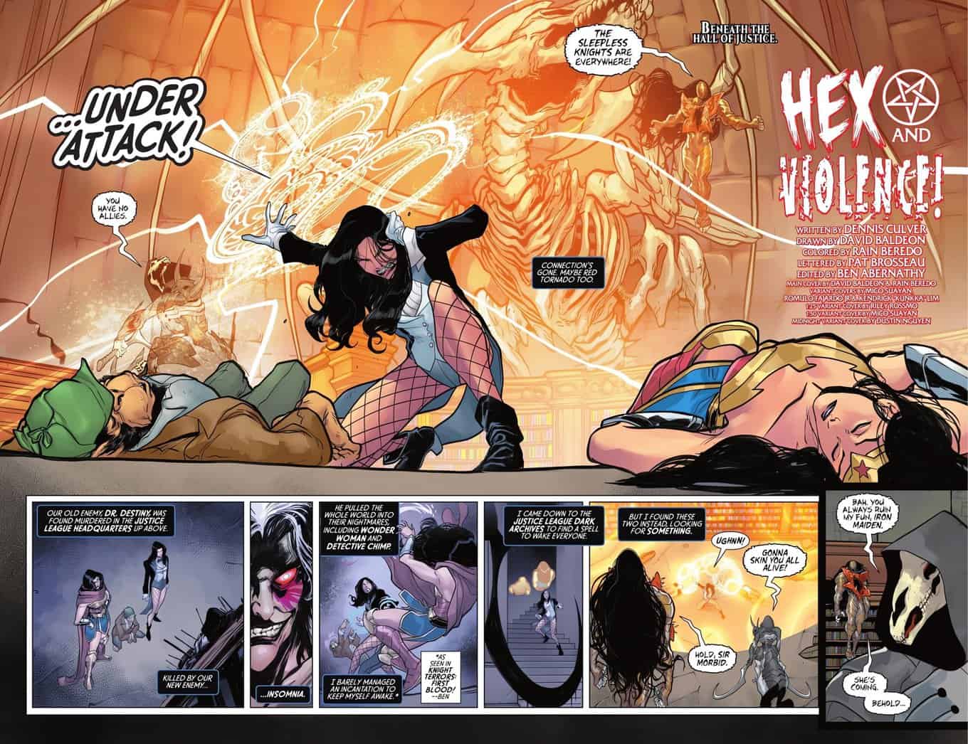 Knight Terrors Zatanna #1 spoilers 1 Insomnia