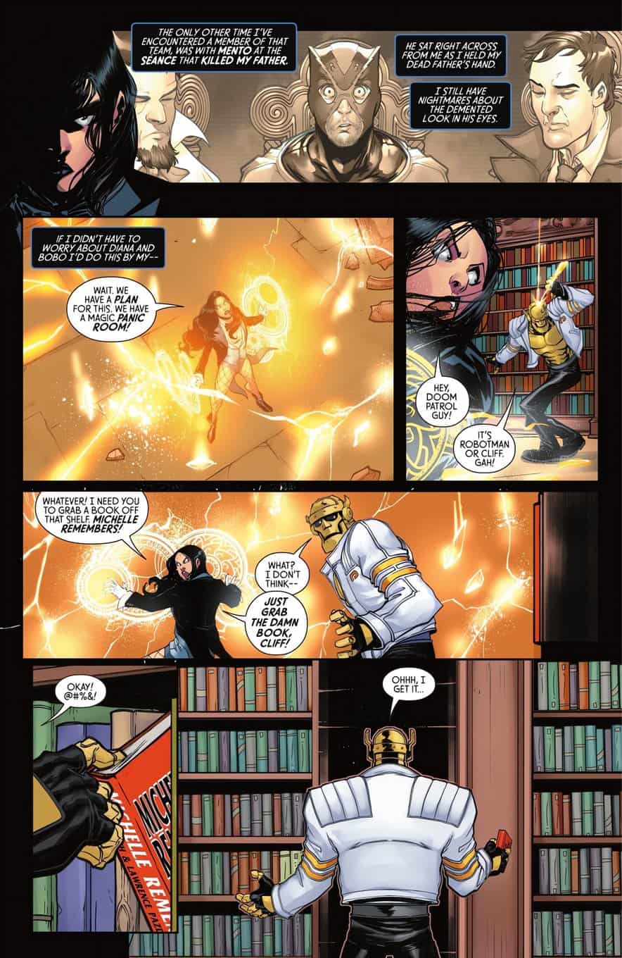 Knight Terrors Zatanna #1 spoilers 4 Doom Patrol