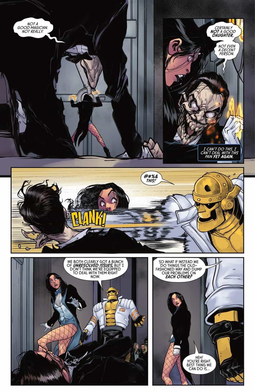 Knight Terrors Zatanna #1 spoilers 8 Doom Patrol & Zatara