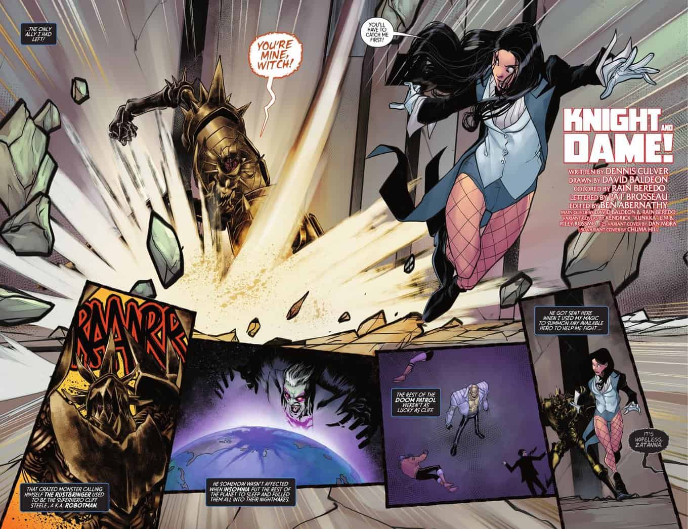 Knight Terrors Zatanna #2 spoilers 1 Doom Patrol