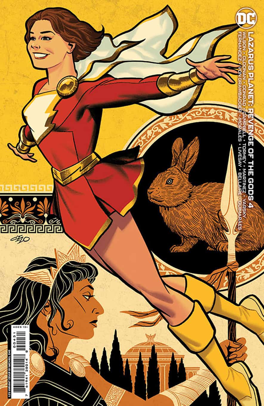 Lazarus Planet Revenge of the Gods #4 spoilers 0-3 Michael Cho with Shazam & Hoppy