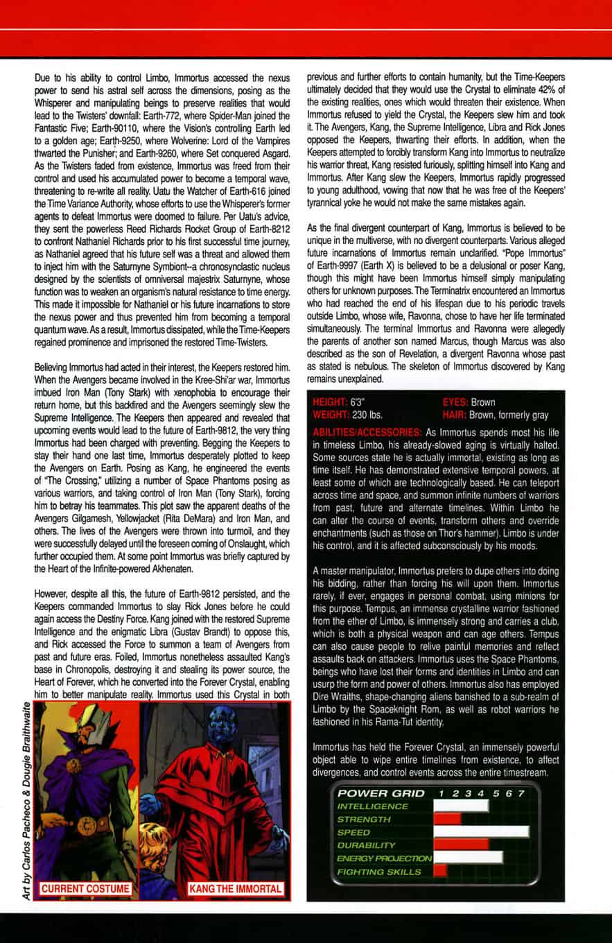 Marvel Handbook 2006 Immortus 3