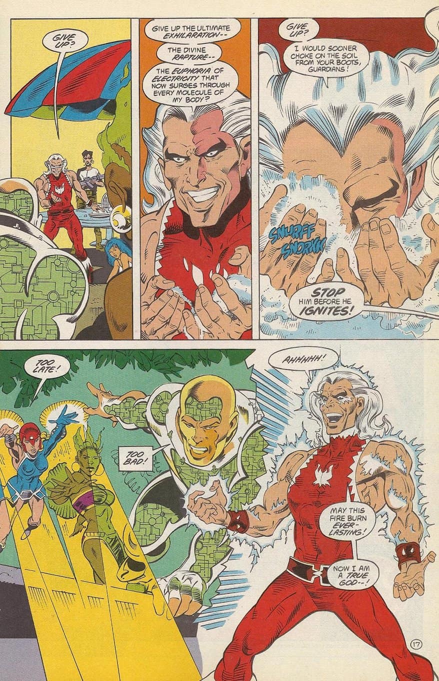 New Guardians #2 spoilers 12 Snowflame 1988