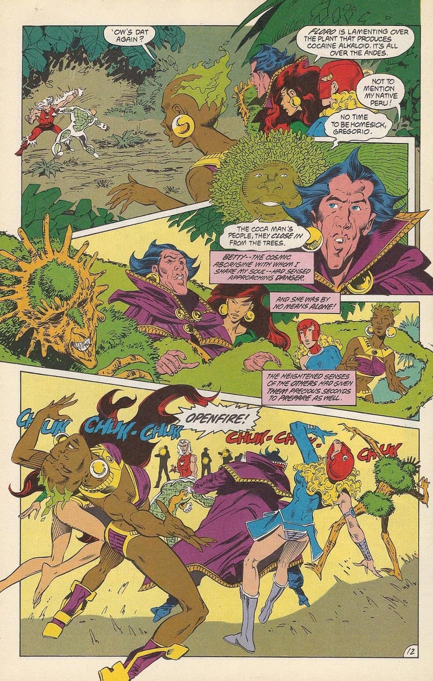 New Guardians #2 spoilers 7 Snowflame 1988