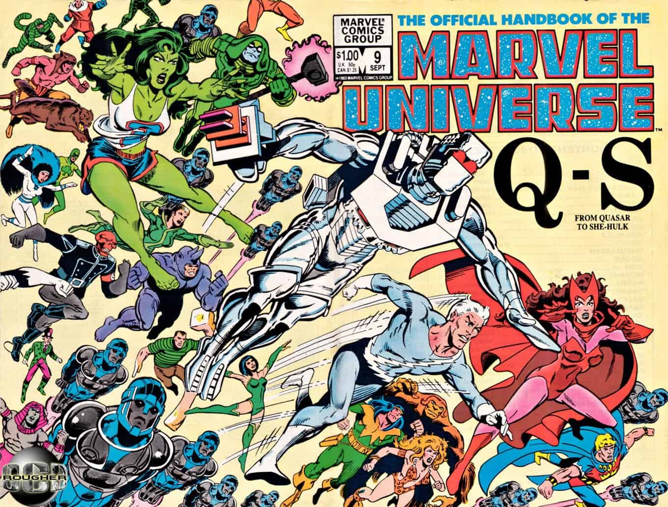 Official Handbook of the Marvel Universe #9 1983 full cover