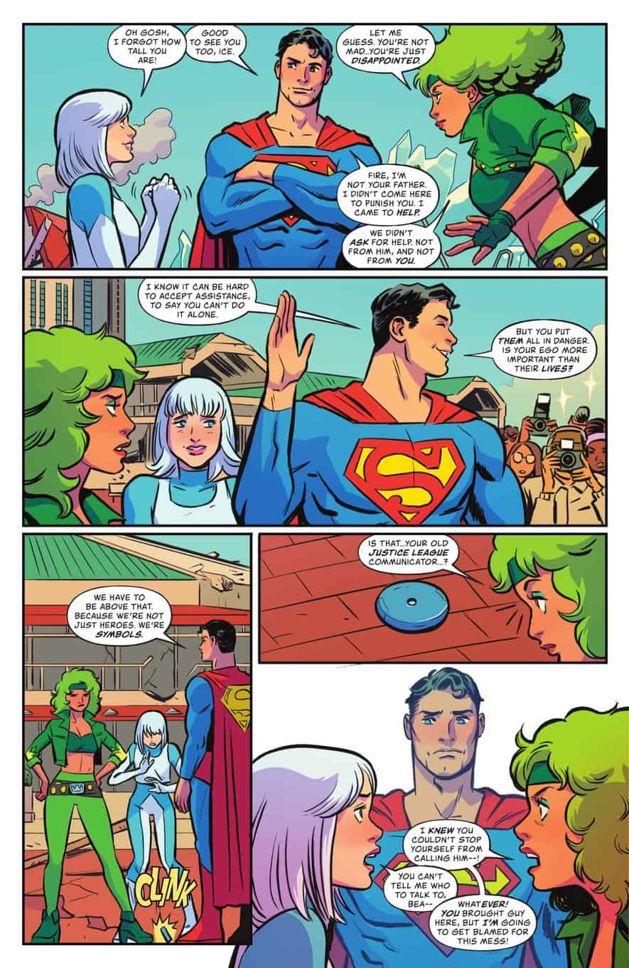 Power Girl #1 spoilers 23 Fire & Ice