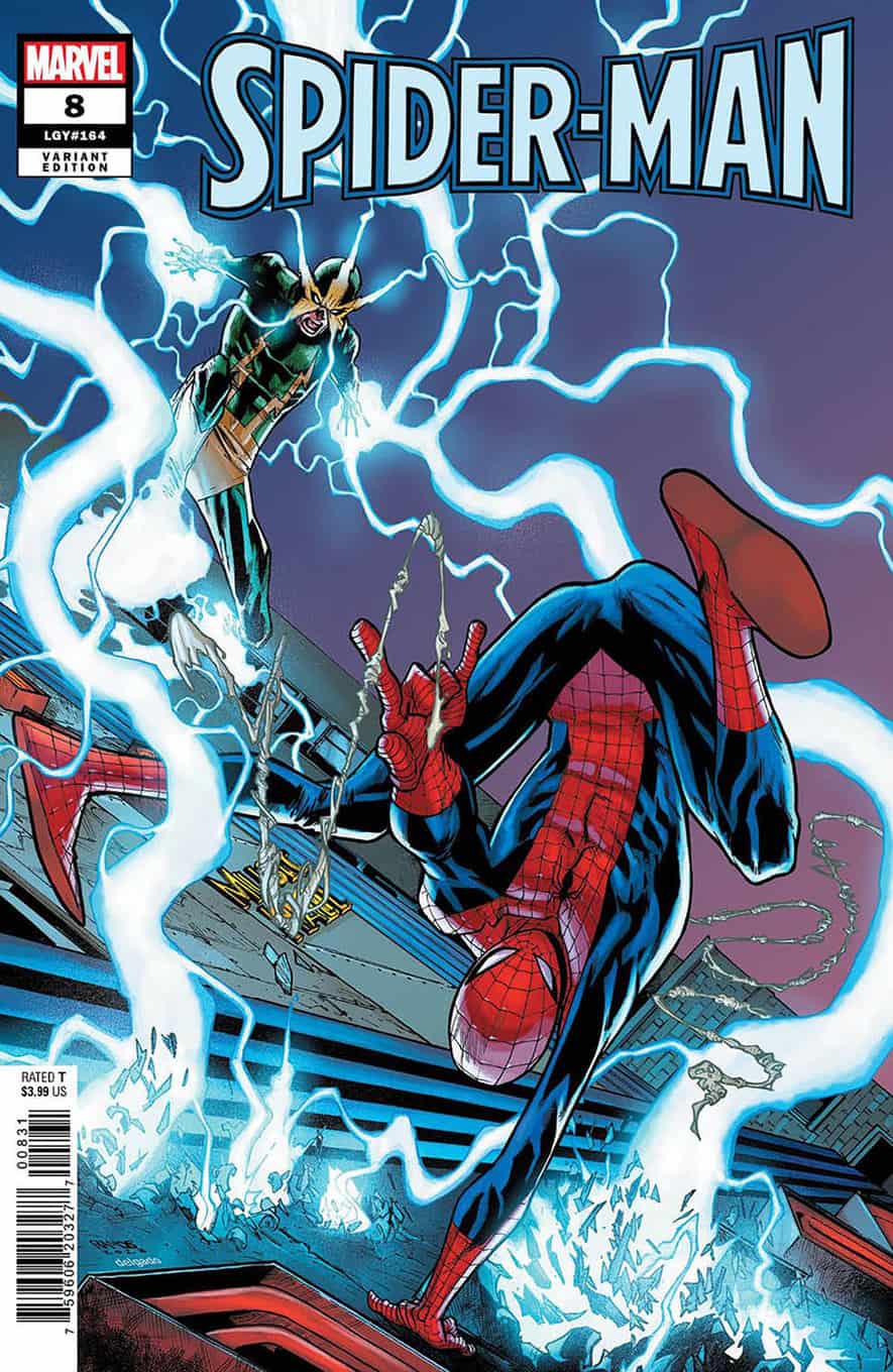 Spider-Man #8 spoilers 0-2 Humberto Ramos with Electro