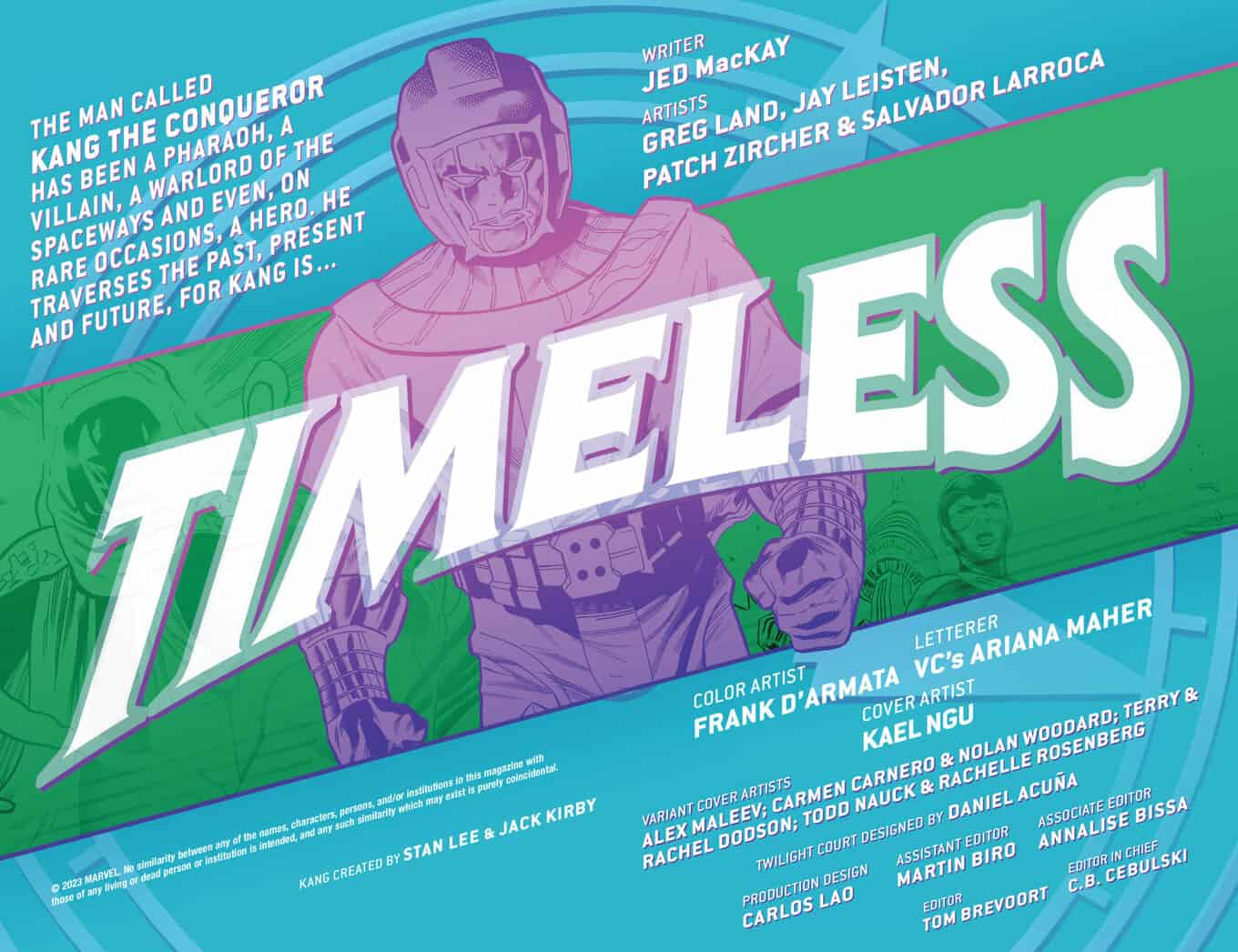 Timeless #1 spoilers 0-Z