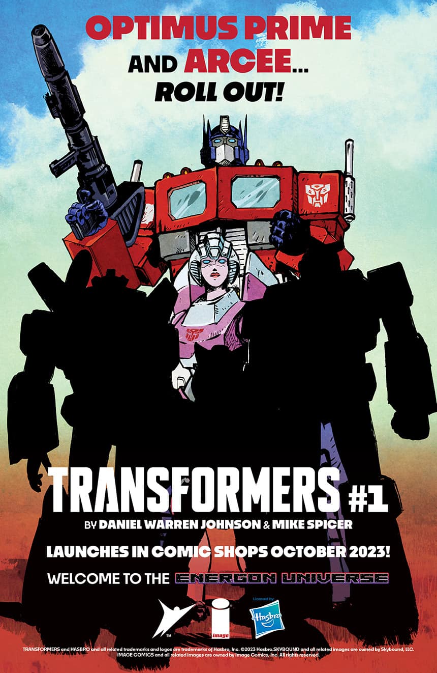 Transformers #1 A Optimus Prime & Arcee