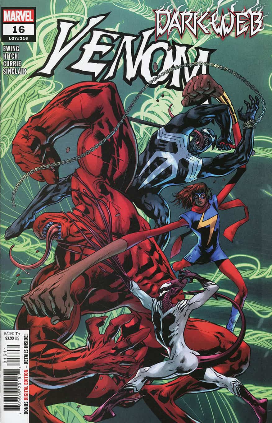 Venom #16 spoilers 0-1 Bryan Hitch main cover