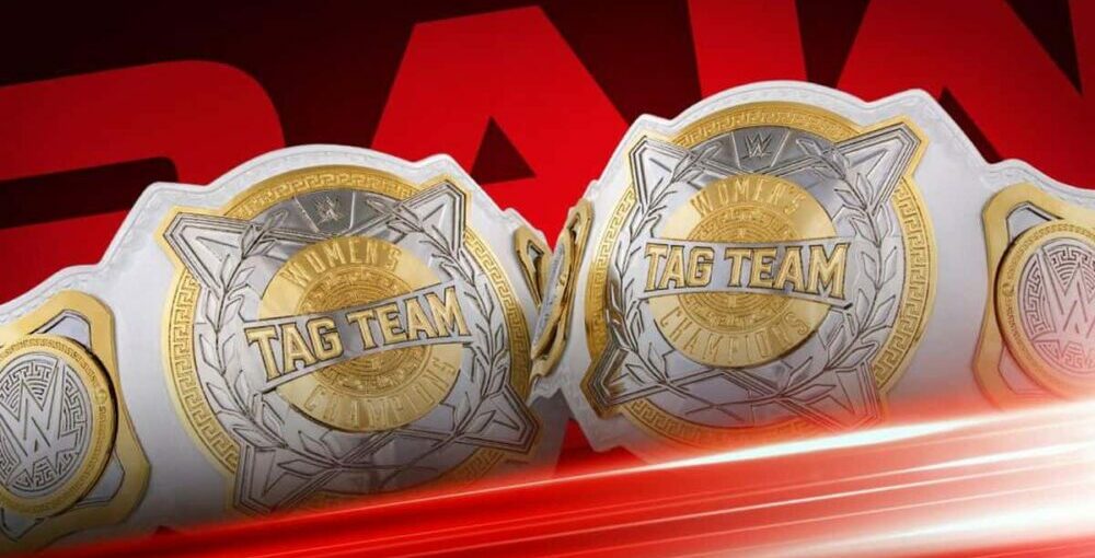 Wwe Women's Tag Team Championship Match Wwe Raw Banner