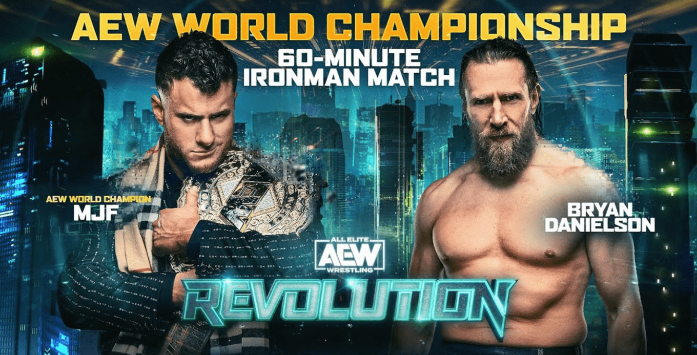 Aew World Championship Aew Revolution 2023 Banner