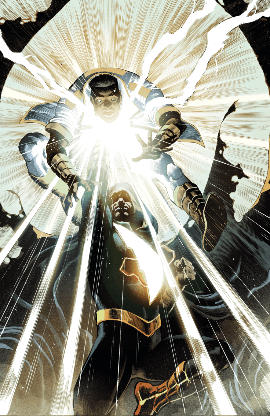 Black Adam #12 Eddy Barrows with Black Adam vs Bolt