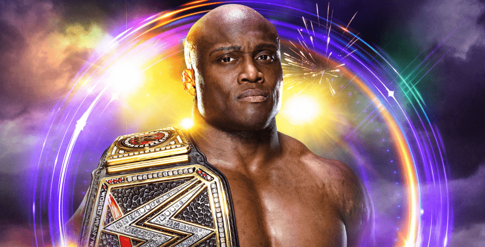 Bobby Lashley Wwe World Heavyweight Championship Elimination Chamber 2022 Banner E1644037298281