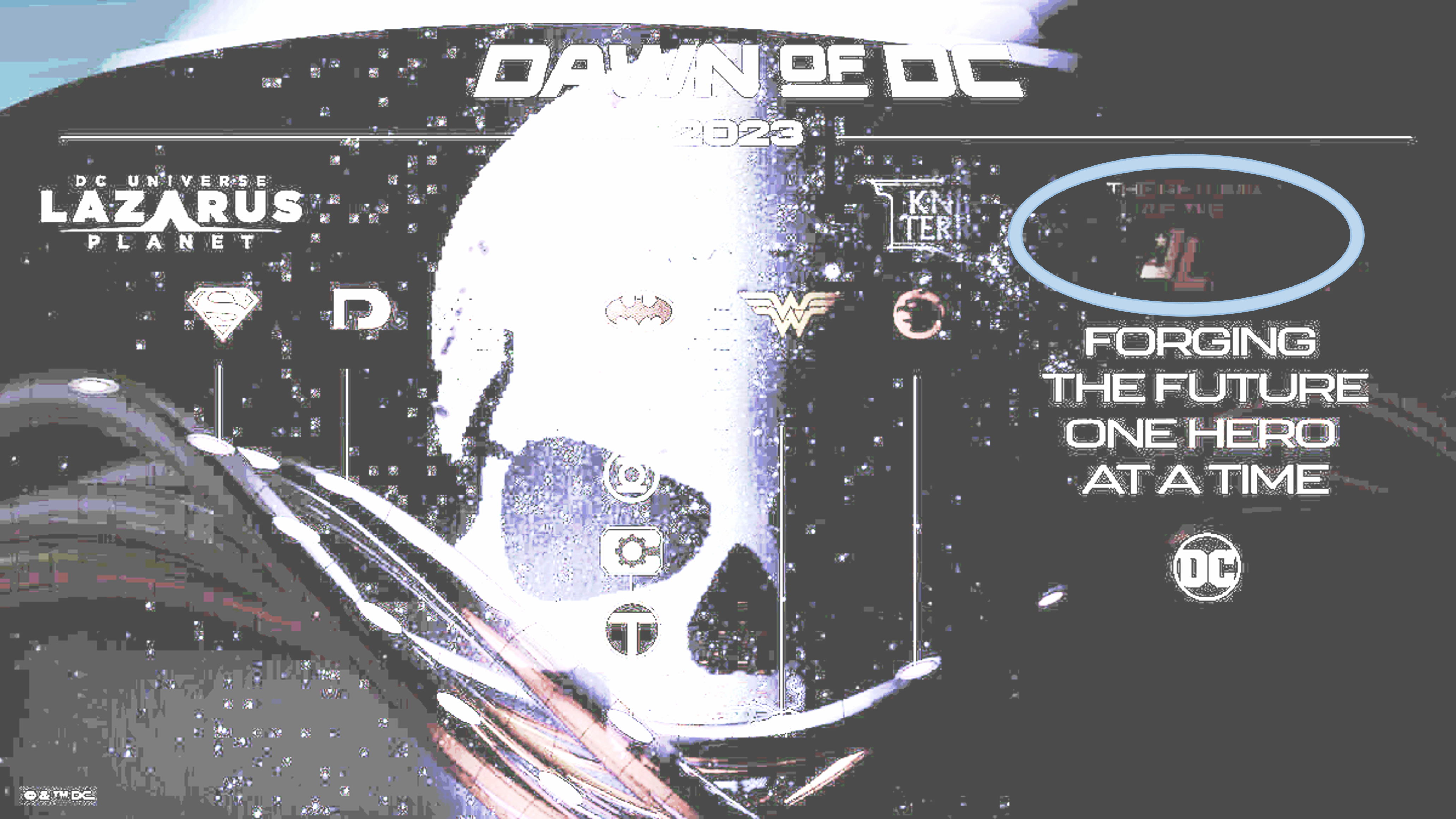 Dawn of DC 2023 schedule 2 Return of the JL Justice League blue circle more