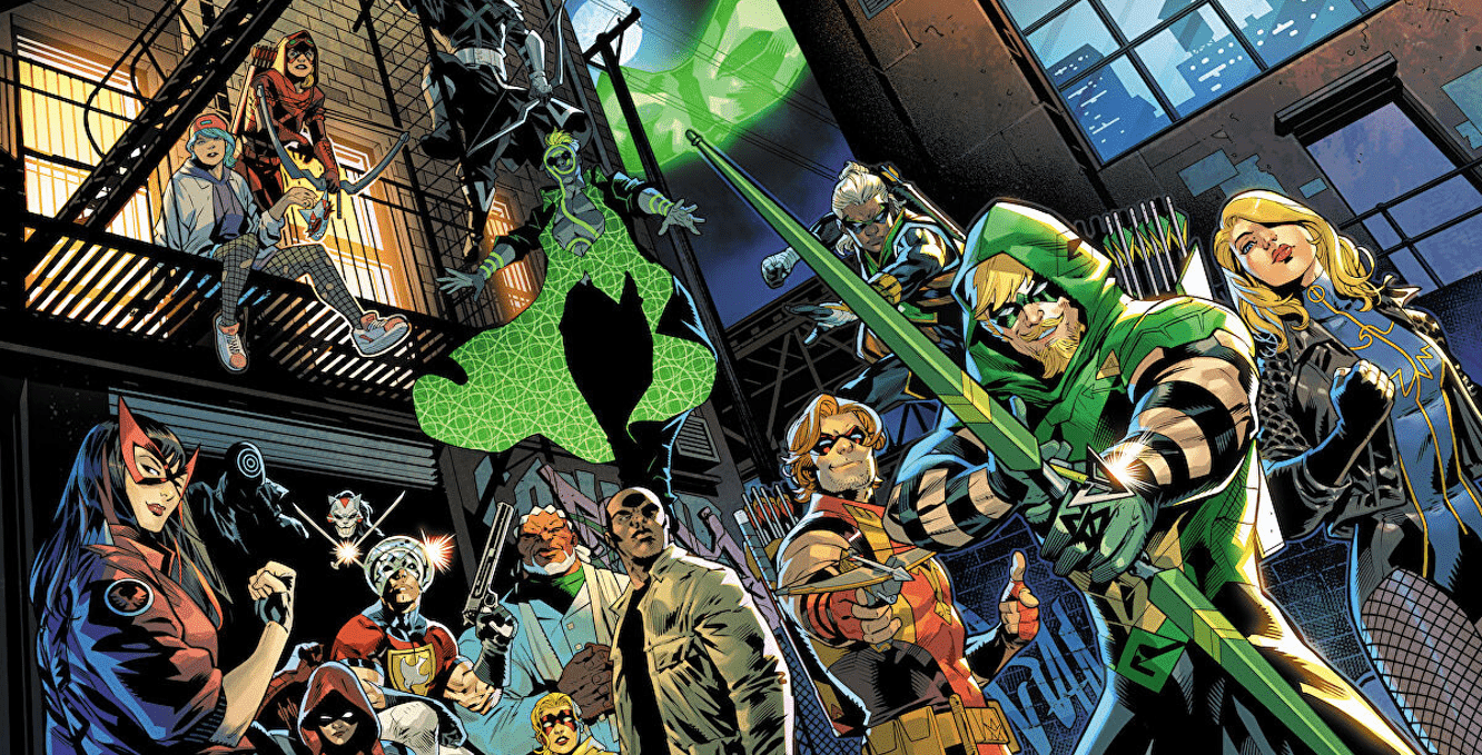 Green Arrow #1 Banner Dawn Of Dc Comics