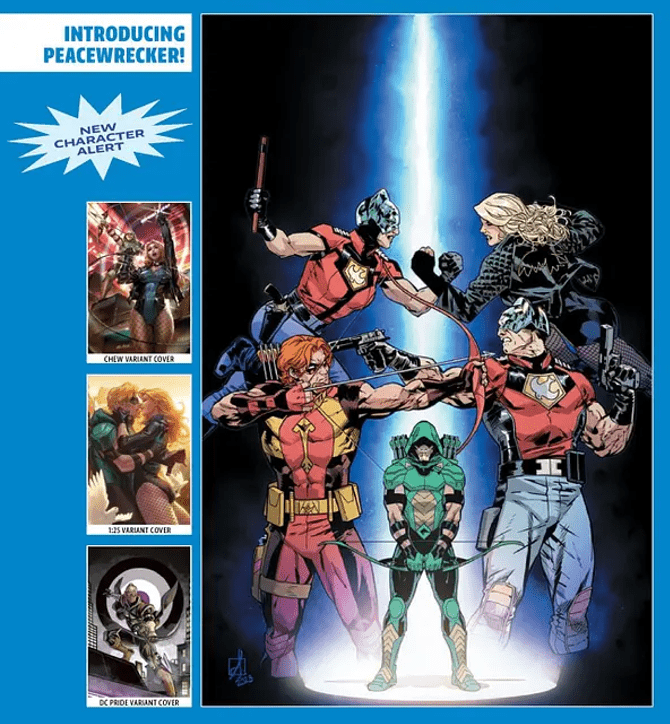 Green Arrow #3 Variant Covers & Main with Peacewreacker & Peacemaker