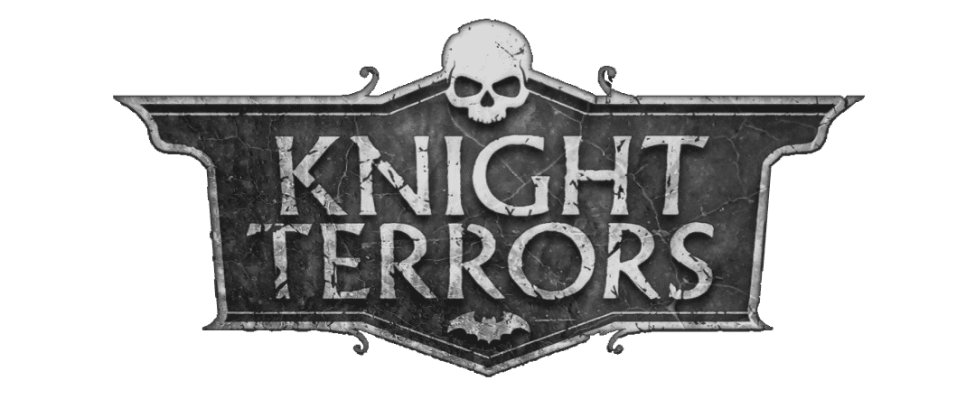 Knight Terrors logo silver gray