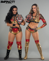 New Impact Wrestling Womens Tag Team Champions Emergence 2022 Vxt Chelsea Green Deonna Purrazzo