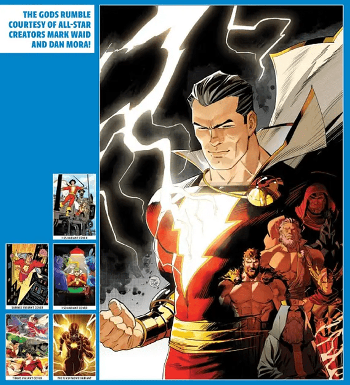 Shazam #2 Variant Covers & Main