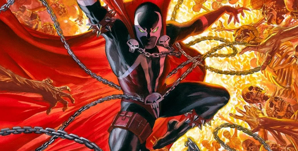 Spawn #300 Banner Alex Ross