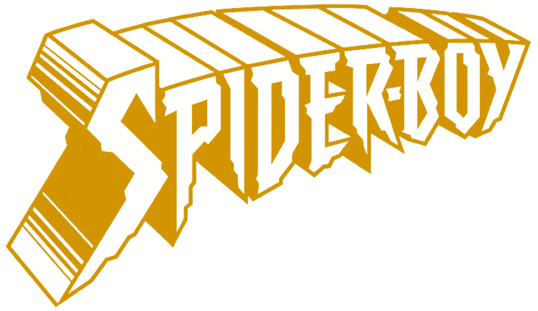 Spider-Boy logo gold yellow