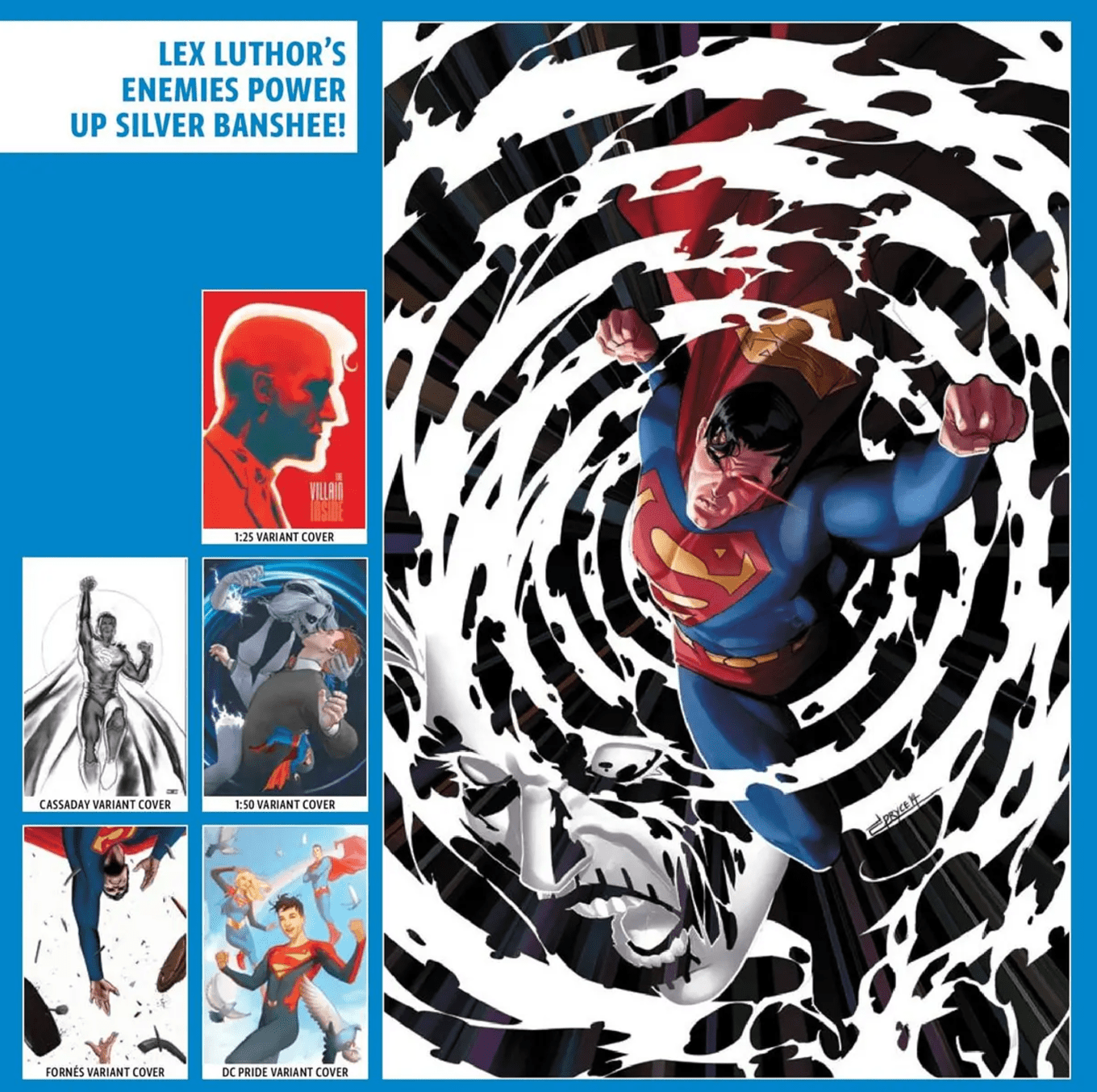 Superman #5 Variant Covers & Main