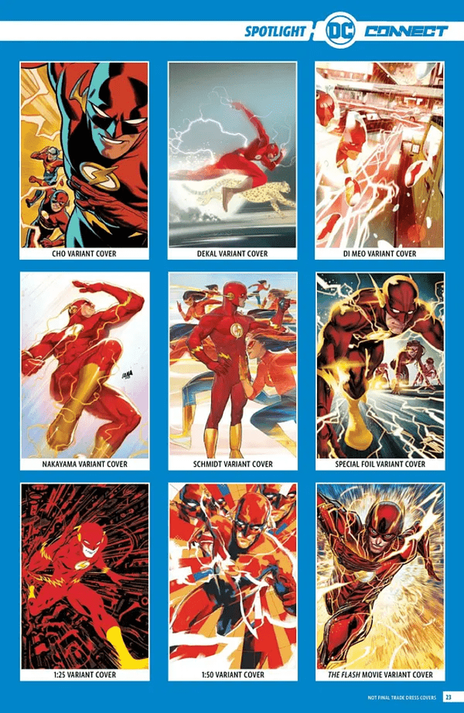 The Flash #800 Variant Covers