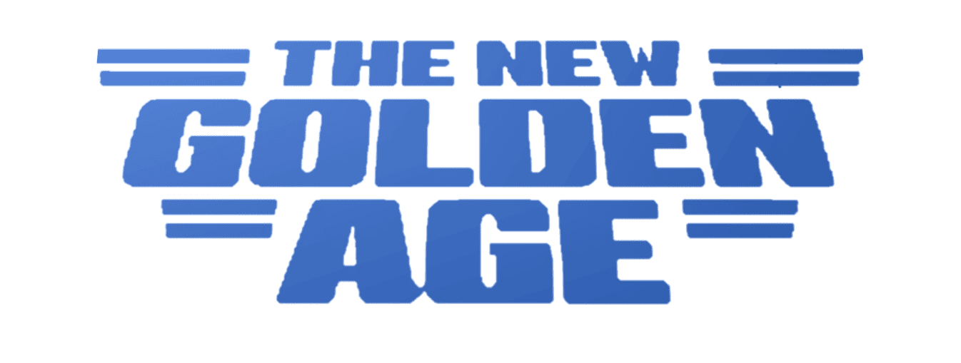 The New Golden Age logo blue