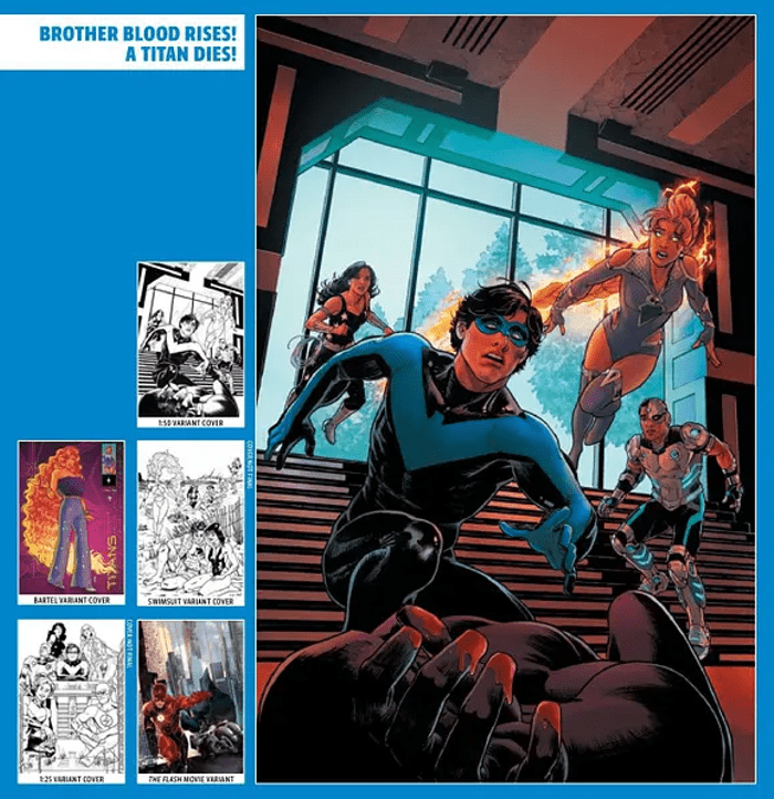 Titans #2 Variant Covers & Main