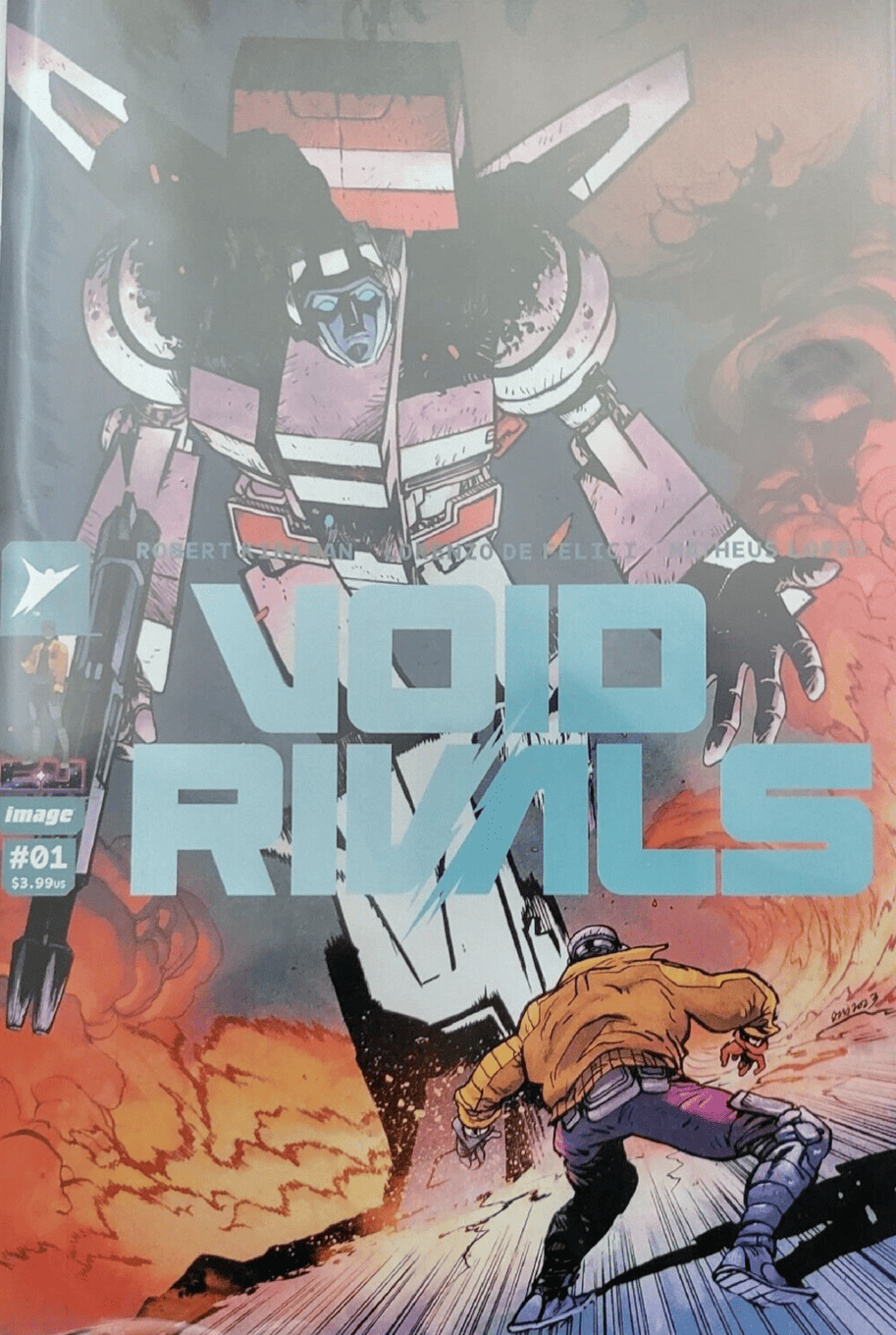 Void Rivals #1 Daniel Warren Johnson Spoiler Variant Cover with Transformers